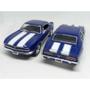 Imagem de Miniatura Camaro Z-28 ano 1967 Kinsmart 1/37 Metal e Fricção faixa Branca - Azul