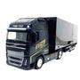 Imagem de Miniatura Caminhão Baú Volvo Fh16 1/43 Preto Bburago 31461