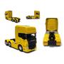 Imagem de Miniatura Caminhão Cavalo Scania Trucado V8 R730 Welly 1/64 Metal e Fricção Amarelo