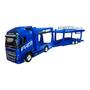 Imagem de Miniatura Caminhão Cegonha Volvo FH16 750 Azul 1:43