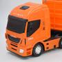 Imagem de Miniatura Caminhão Graneleiro Iveco Hi-Way Carreta Brinquedo Coleção Criança Infantil Carrinhos - Usual Brinquedos