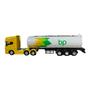 Imagem de Miniatura Caminhão Scania Amarelo Tanque Branco Welly 1:64