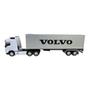 Imagem de Miniatura Caminhão Volvo Fh500 Branco Carreta Baú 1:32