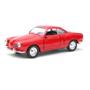 Imagem de Miniatura Carrinho Karman Ghia Volkswagen 1968 Metal Fricção 11,5 cm Vermelho.