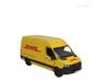 Imagem de Miniatura Carro Perua Van Mercedes Sprinter Dhl Ferro 1:48 Transportadora correio