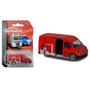 Imagem de Miniatura Carro Volkswagen Crafter Van 1/64 Vermelho Majorette