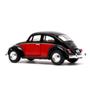 Imagem de Miniatura Carro Volkswagen Fusca 1967 1/32 Preto Kinsmart KT5373D