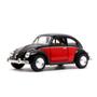 Imagem de Miniatura Carro Volkswagen Fusca 1967 1/32 Preto Kinsmart KT5373D