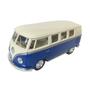 Imagem de Miniatura Carro Volkswagen Kombi 1/32 Azul Kinsmart KT5377D