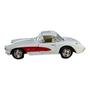 Imagem de Miniatura Chevrolet Corvette 1957 Branco Metal 1:34