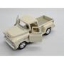 Imagem de Miniatura Chevy Stepside 1955 Kinsmart 1:36 Metal e Fricção Bege