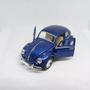 Imagem de Miniatura Coleção Fusca Azul 1967  Clássico Escala 1/32