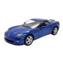 Imagem de Miniatura Corvette C6 Z06 2007 Kinsmart 1/36 Metal e Fricção Azul