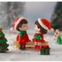 Imagem de Miniatura de Casal de Natal - Decoração para Casa, Carro e Jardim Encantado