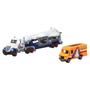 Imagem de Miniatura de Metal Matchbox Convoys - Comboio - Caminhão + Carro - 1/64 - Mattel
