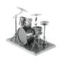 Imagem de Miniatura De Montar Metal Earth Bateria Rock Drum Set MMS076