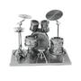 Imagem de Miniatura De Montar Metal Earth Bateria Rock Drum Set MMS076