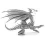 Imagem de Miniatura De Montar Metal Earth Iconx Silver Dragon ICX023