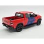 Imagem de Miniatura Dodge RAM 1500 2019 Rebel Kinsmart 1/46 Metal e Fricção Vermelha detalhes Azul