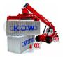 Imagem de Miniatura Empilhadeira Container Em Metal Vermelha 1/50 Kdw