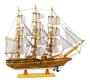 Imagem de Miniatura Enfeite Decoração Barco Navio Veleiro Madeira 44cm