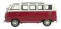 Imagem de Miniatura Ferro Volkswagen Kombi Samba Bus Maisto 1.25