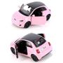 Imagem de Miniatura Fiat 500e Kinsmart 1:28 Metal e Fricção Rosa