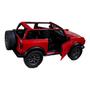 Imagem de Miniatura Ford Bronco Vermelho Teto aberto Metal 1:34