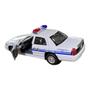 Imagem de Miniatura Ford Crown Victoria Police Branco Metal 1:42