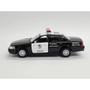 Imagem de Miniatura Ford Crown Victoria Police Interceptor Kinsmart 1/42 Metal e Fricção Preto