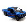 Imagem de Miniatura Ford F-150 Raptor Livery 2022 Azul kinsmart