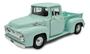 Imagem de Miniatura Ford F100 Pickup 1955/56 Verde Água Metal 1:24