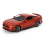 Imagem de Miniatura Ford Mustang GT 2015 Kinsmart 1/38 Metal e Fricção Laranja