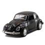 Imagem de Miniatura Fusca Preto Carrinho de Metal Antigo Colecionável