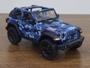Imagem de Miniatura Jeep Wrangler 2018 Conversível 1/34 Kinsmart Metal e Fricção Azul Camuflado