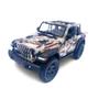 Imagem de Miniatura Jeep Wrangler 2018 Conversível 1/34 Kinsmart Metal e Fricção Camuflado Marron