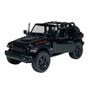 Imagem de Miniatura Jeep Wrangler 2018 Conversível 1/34 Kinsmart Metal e Fricção Preto