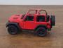 Imagem de Miniatura Jeep Wrangler 2018 Conversível Kinsmart 1/34 Metal e Fricção Vermelho