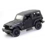 Imagem de Miniatura Jeep Wrangler Rubicon 2dr RMZ 1:38 Metal e Fricção Preta Fosco