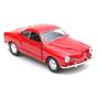 Imagem de Miniatura Karman Ghia Volkswagen 1968 Welly 1:38 Metal e Fricção Vermelho