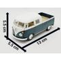 Imagem de Miniatura Kombi Pickup 1963 Kinsmart 1/34 Branco/Verde