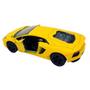 Imagem de Miniatura Lamborghini Aventador LP700-4 Kinsmart 1:38  Metal e Fricção Amarelo Fosco