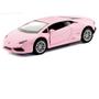 Imagem de Miniatura Lamborghini Huracán LP 610-4 RMZ 1:36 Metal e Fricção Rosa