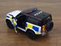 Imagem de Miniatura Land Rover Defender 90 kinsmart 1/36 Metal e Fricção Branco Policia