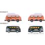 Imagem de Miniatura Majorette Set 3 Volkswagen T3 + Kombi 1/64 Metal