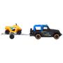 Imagem de Miniatura Majorette Trailer Jeep Wrangler + Quadriciclo 1/64 Metal Preto