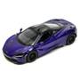 Imagem de Miniatura McLaren 720S Kinsmart 1/36 Metal e Fricção Roxo