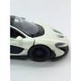 Imagem de Miniatura McLaren P1 Kinsmart 1:36 Fricção e Metal Branca.