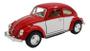 Imagem de Miniatura Metal Volkswagen Fusca Vermelho Branco 1967 057D73