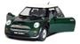 Imagem de Miniatura Mini Cooper S Escala 1/28 Metal Kinsmart  á Fricção(Verde)